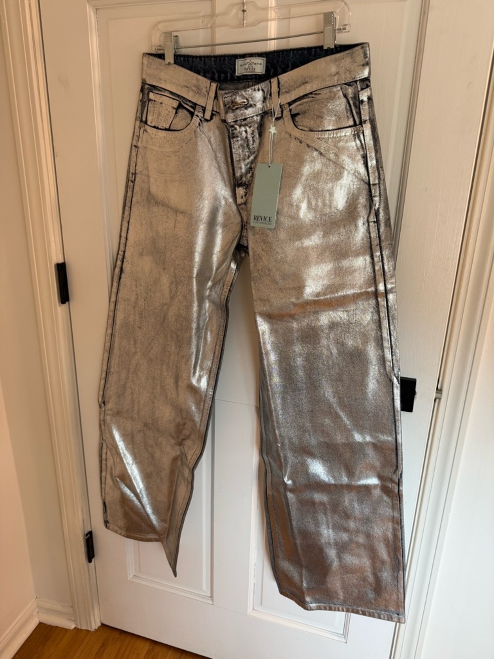Revice Fly Silver Coated Denim - Size 29 - Picture 2 of 4